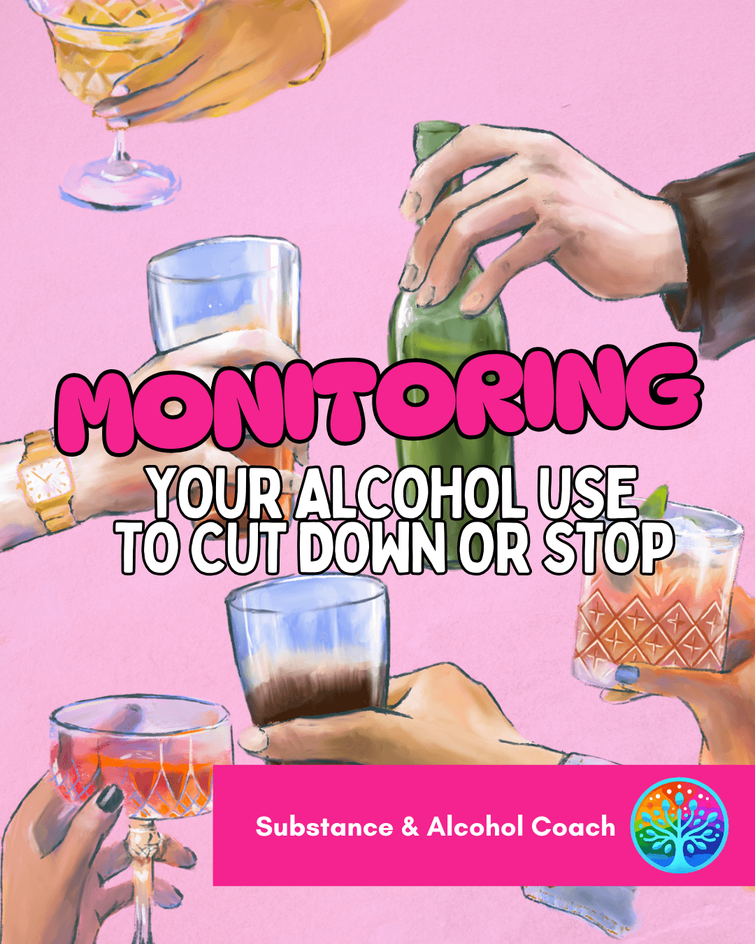 Blog article on Understanding and monitoring your alcohol use to reduce or stop from Substance and Alcohol Coach