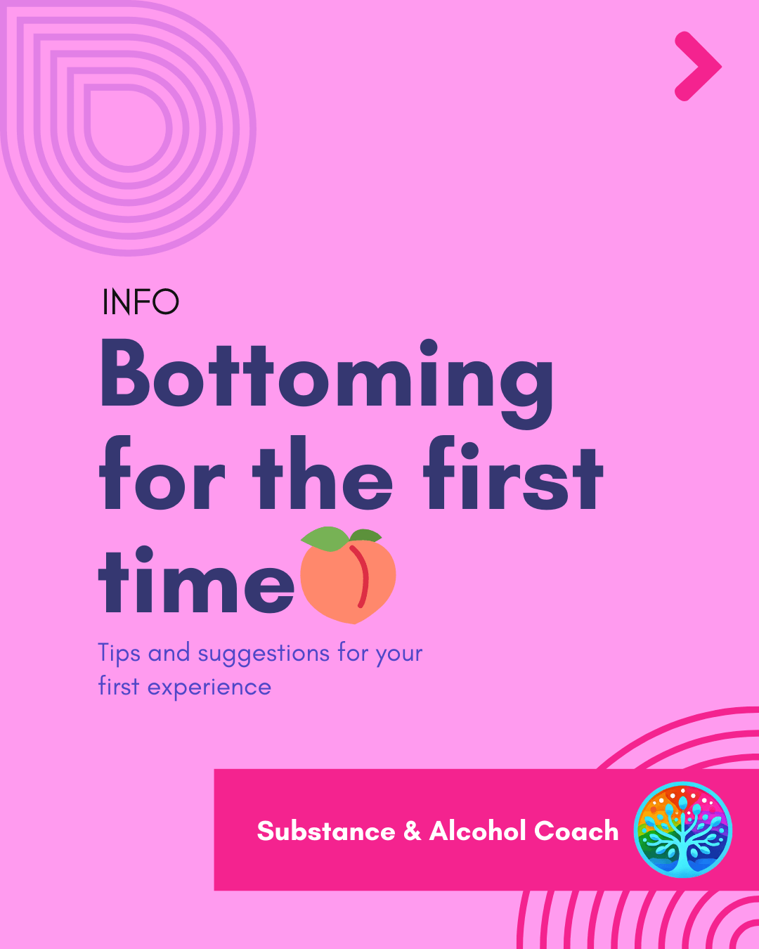 Blog article on Gay men bottoming for the first time from Substance and Alcohol Coach